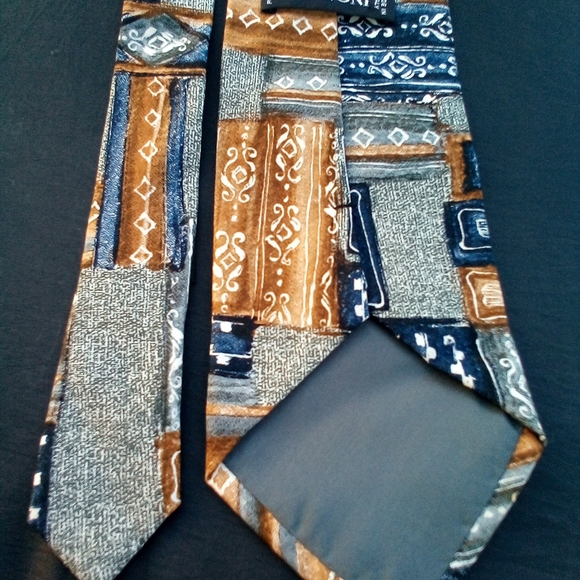 Vintage Manzoni tie 100% Silk Made in Italy - Picture 7 of 9